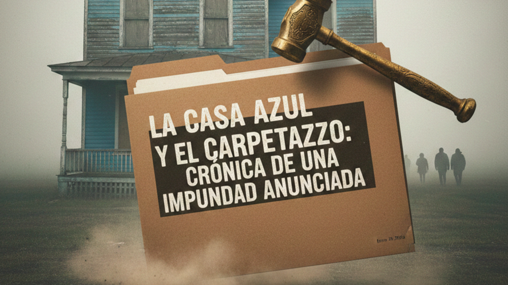 LA CASA AZUL Y EL CARPETAZO: CRÓNICA DE UNA IMPUNIDAD ANUNCIADA 