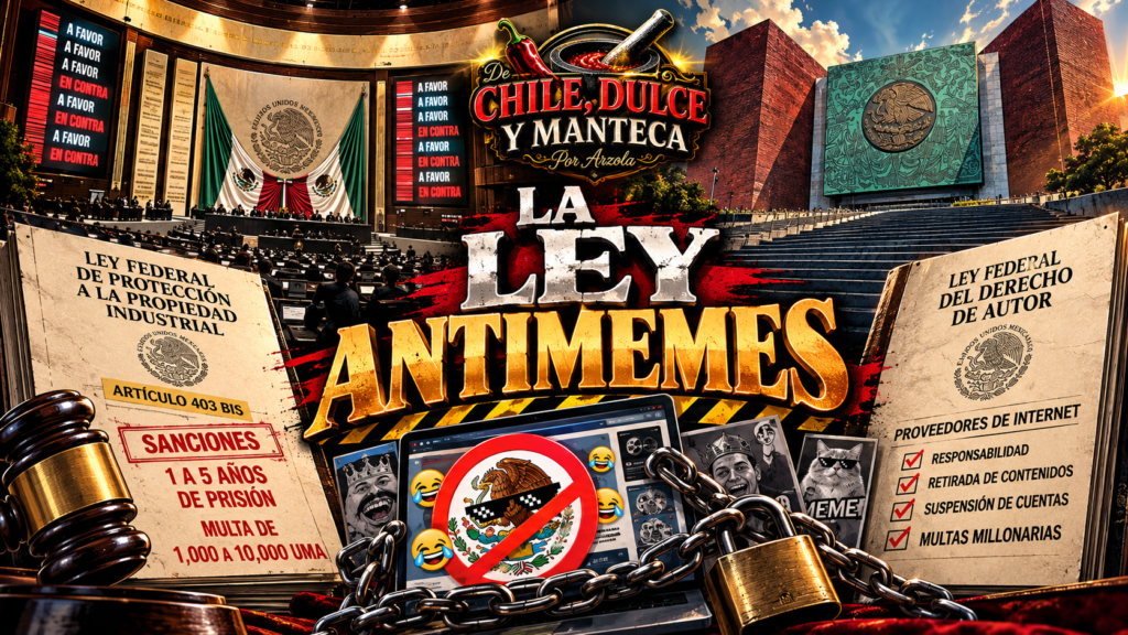 De chile, dulce y manteca