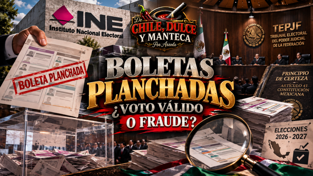 De chile, dulce y manteca